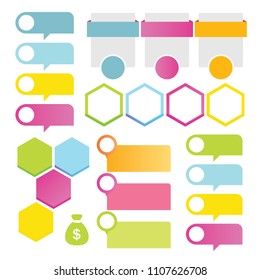 Web SEO icon set. Infographic set