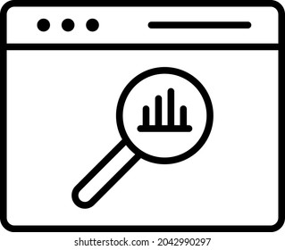 Web Seo Symbol Vektorbild. Kann auch für Web-Apps, mobile Apps und Printmedien verwendet werden.