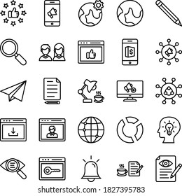 Web and SEO Vector icons set every single icon can easily modify or edit
