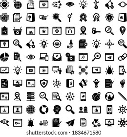 Web and SEO Vector icons set every single icon can easily modify or edit
