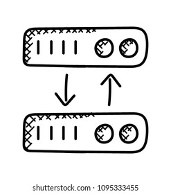 
Web server connected to the internet symbolising shared web hosting, 
