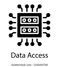 Web server connected to the internet symbolising shared web hosting, 