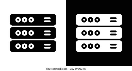 Web server icon concept, vector illustration