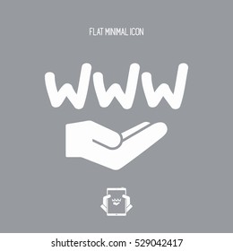 Web service - Minimal vector icon