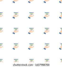 web services icon pattern seamless isolated on white background. Editable flat web services icon. web services icon pattern for and mobile.