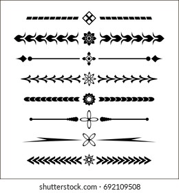 web set dividers for design eps 10 vector