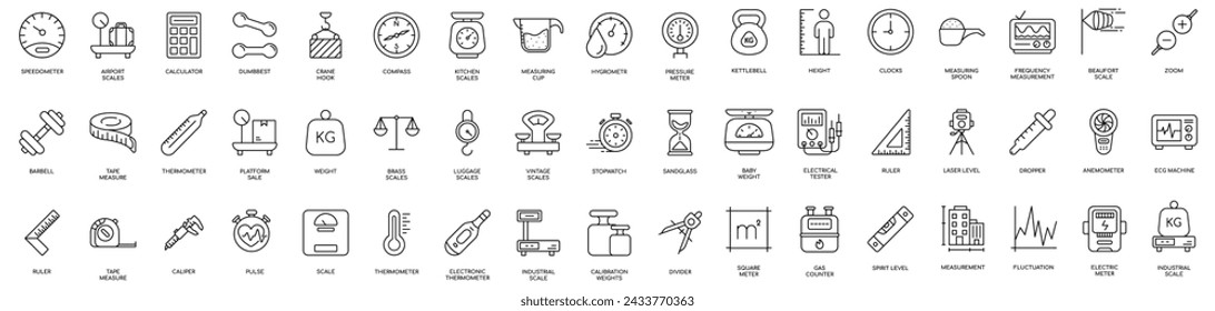 Web set escalas e icono de pesaje