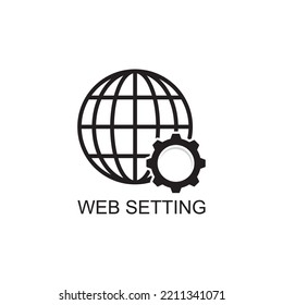 web setting icon , technology icon