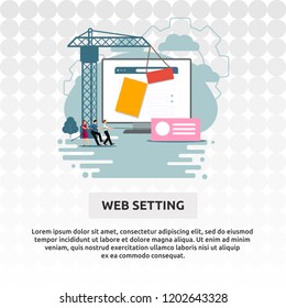 Web Setting - Illustration Design