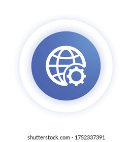 Configuración Web - Icono moderno (Pictograma)