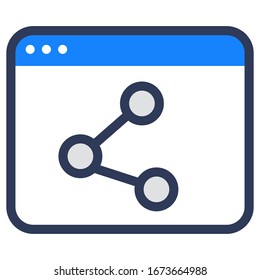 web share link business icon 