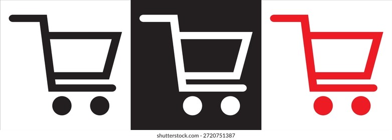 Conjunto de iconos de tienda de Web para interfaz de comercio electrónico. Iconos mínimos de la tienda de Web que muestran el Carrito, la estrella, el sobre y los símbolos de la tienda, diseñados para Sitios web de comercio electrónico, App e interfaces de compras en línea. EPS10AI.

