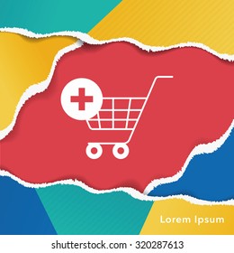 web shopping cart icon
