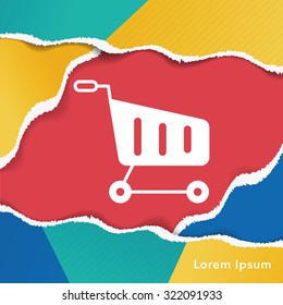 web shopping cart icon