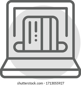 web shopping icon vector illustration flat