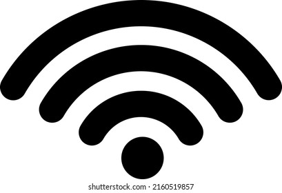 Web signal source vector illustration. Flat illustration iconic design of web signal source, isolated on a white background.