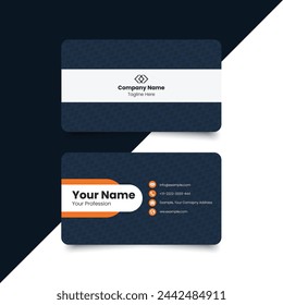 Web Simple Business Card Layout. creative modern name card and business card. Clean Design. corporate design template, Clean professional business template, visiting card. elegant