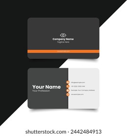 Web Simple Business Card Layout. creative modern name card and business card. Clean Design. corporate design template, Clean professional business template, visiting card. elegant
