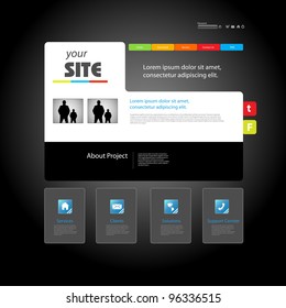plantilla de diseño de arte de sitio web