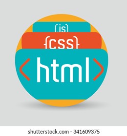 Web site concept with online icons design, vector illustration 10 eps graphic
