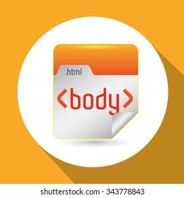 Web site concept with online icons design, vector illustration 10 eps graphic