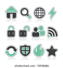 web site contour icons
