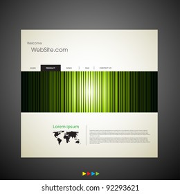 Web site design art template