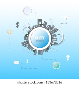 Web site design. City