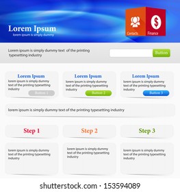 Web site design navigation elements