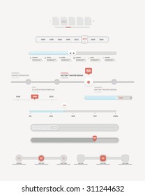 Web site design navigation elements: Flat Ui Sliders