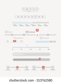 Web site design navigation elements: Flat Ui Sliders