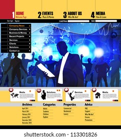 plantilla de diseño de sitio web