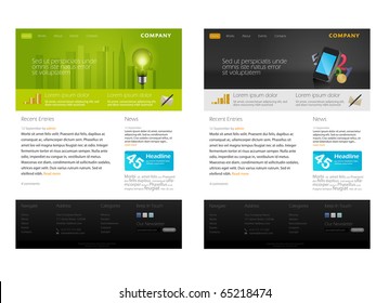 web site design template