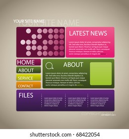 Website-Designvorlage
