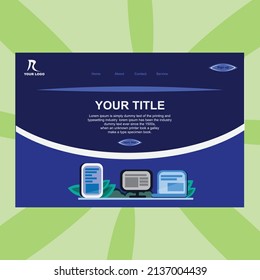 web site design template vector art
