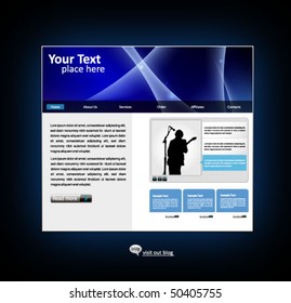 web site design template - vector illustration