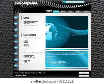 web site design template - vector illustration