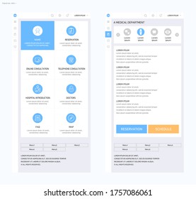 Web site for hospital booking, medical treatment system

