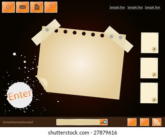 Web site interface v.12
