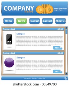 Web site interface v.38