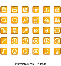 Web site and Internet icon set