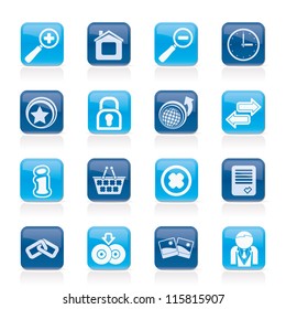 Web Site and Internet icons - vector icon set