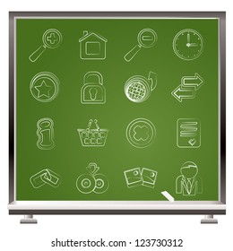 Web Site and Internet icons - vector icon set