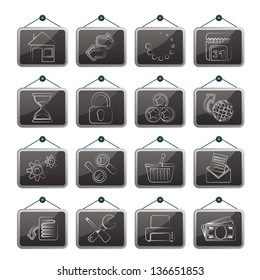 Web Site and Internet icons - vector icon set