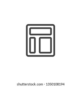 Web site layer icon. Web design sign