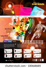 Web site layout