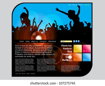 Web site layout