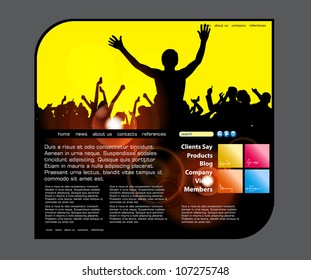 Web site layout