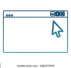 web site page internet cursor arrow