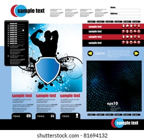 Web Site Page Template